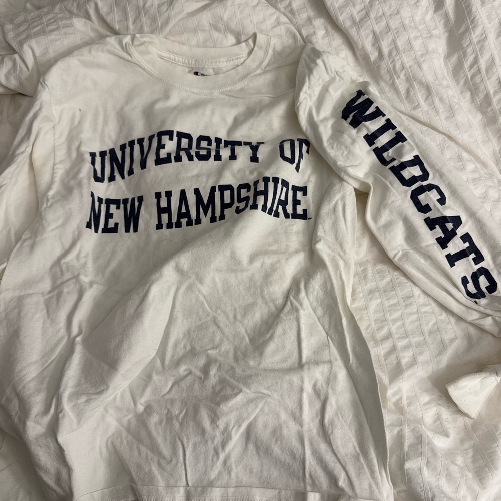 Champion White Long Sleeve Shirt